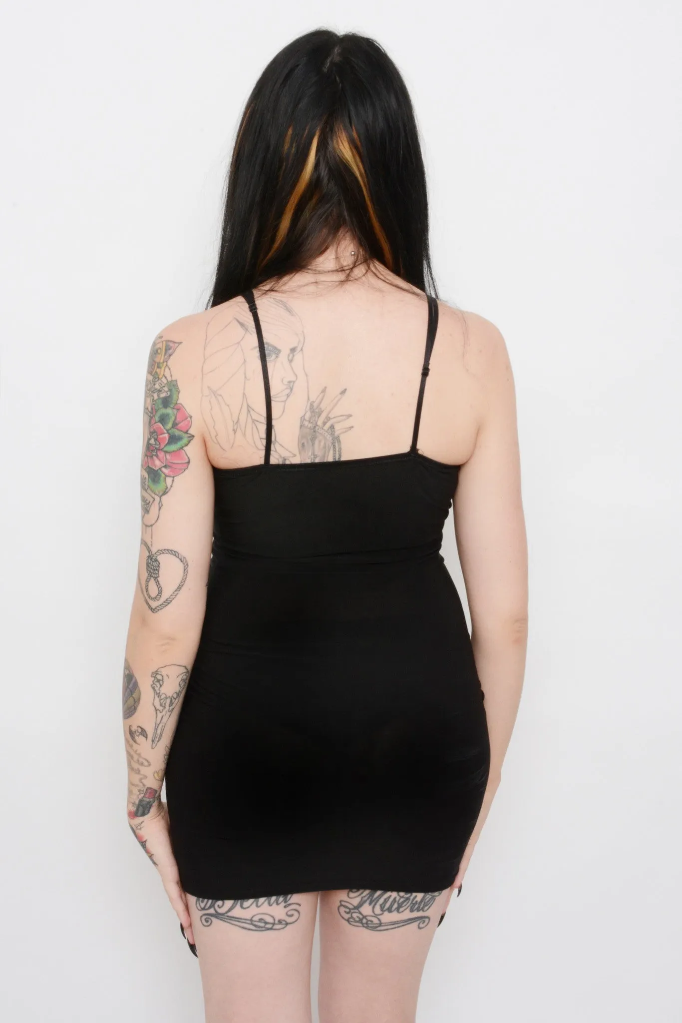 Under Slip Black Dress