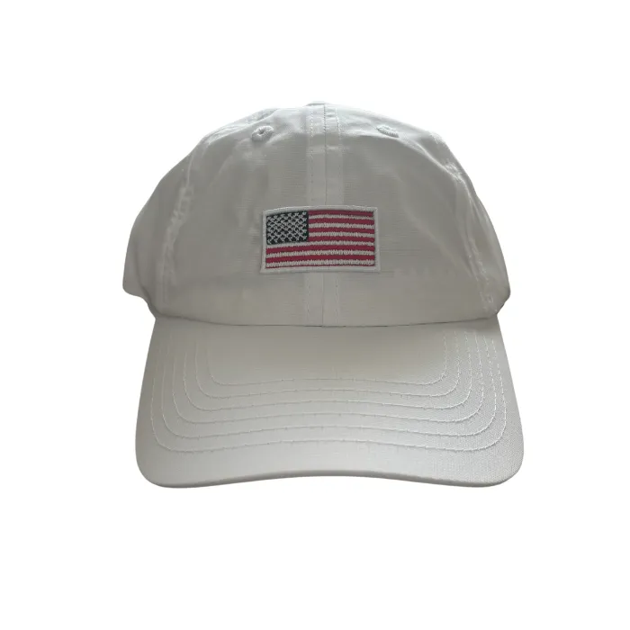 USA Flag Adjustable Performance Hat