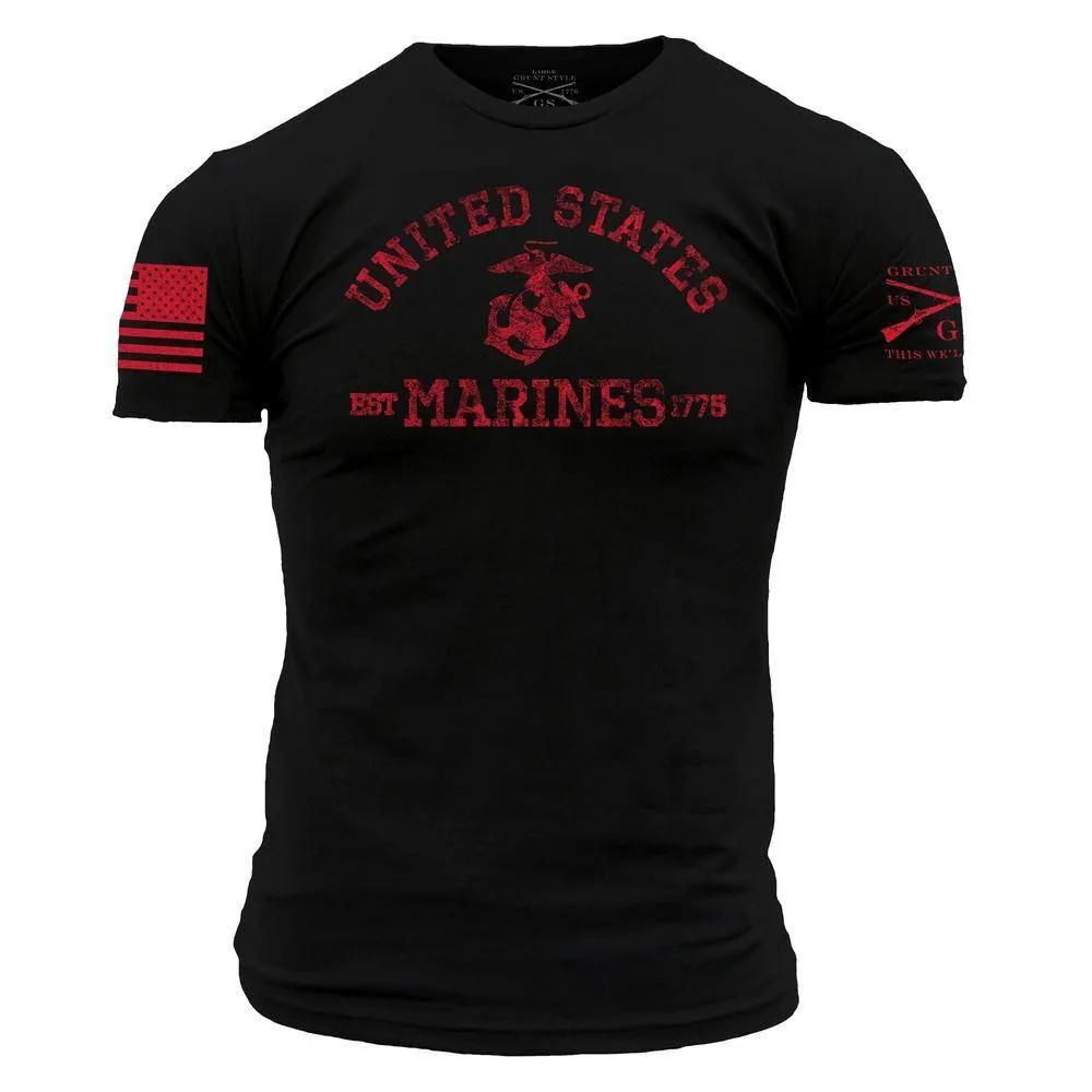 USMC - Est. 1775 T-Shirt - Black