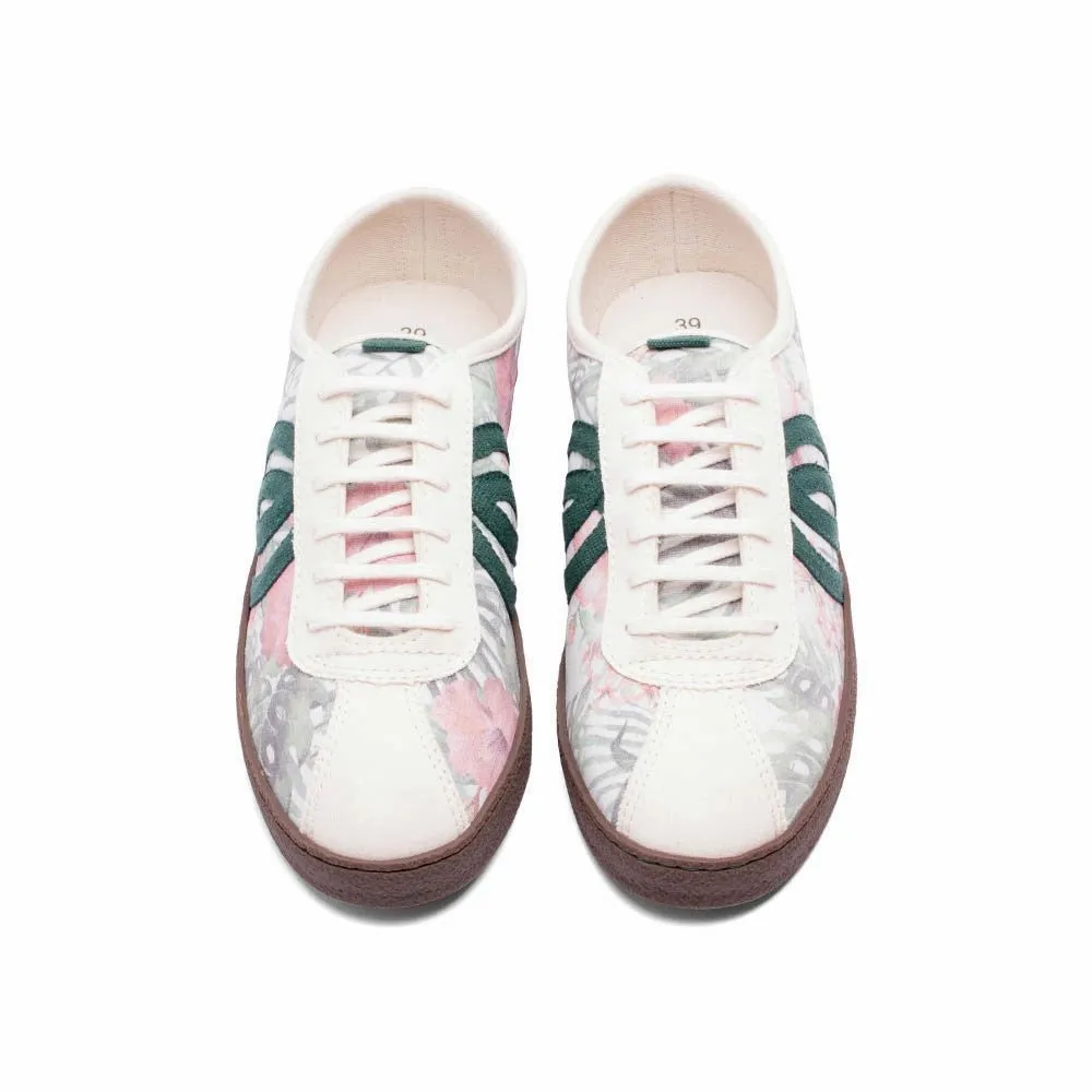 Vegan sneaker flowers off white DIO006