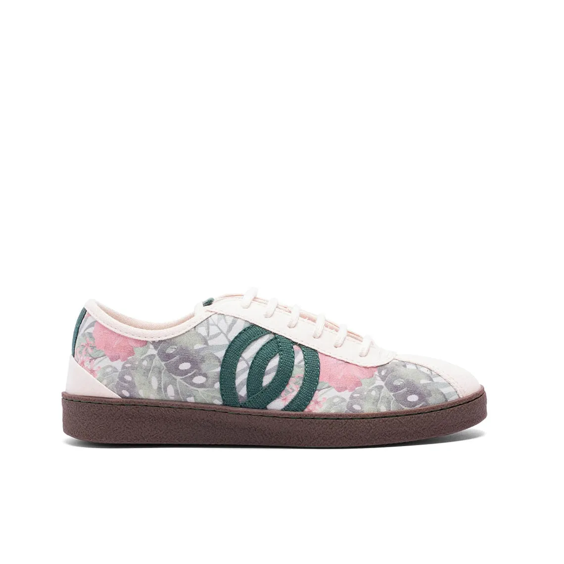 Vegan sneaker flowers off white DIO006