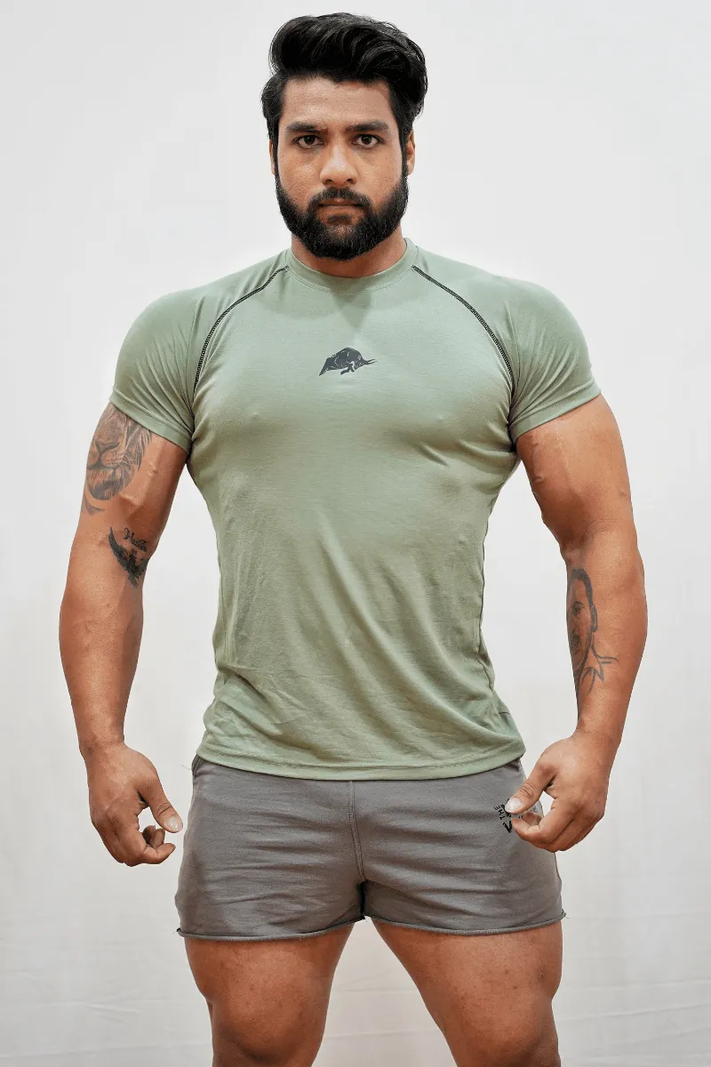 Wild Verve Compression T-shirt (Sea Green)