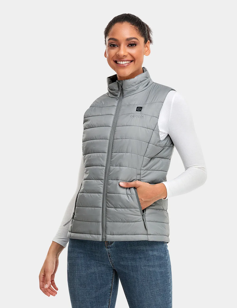 Women's Classic Heated Vest - Gray